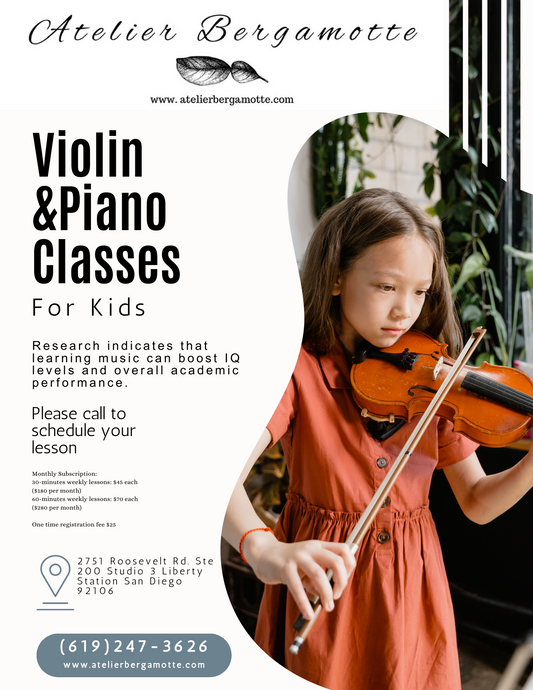 Violin & Piano Classes for Kids