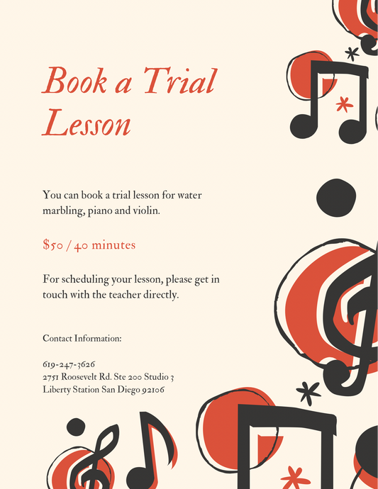 Book Your Trial Lesson