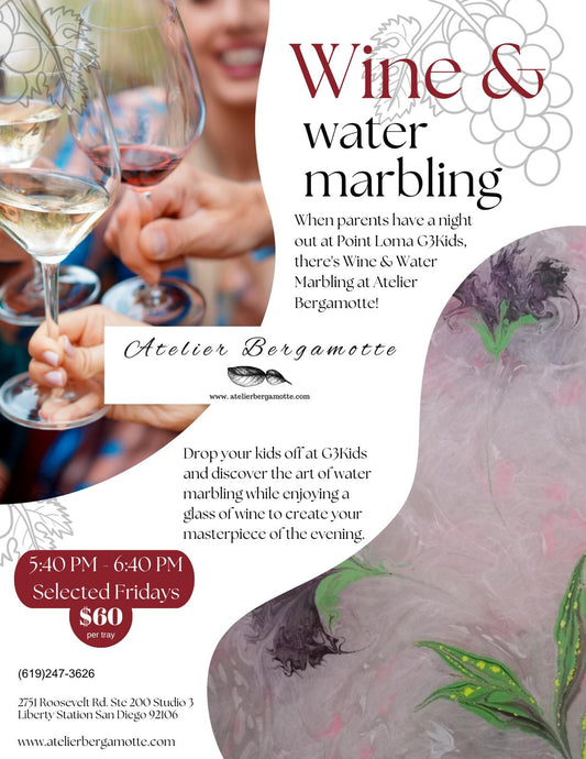 Wine & Water Marbling